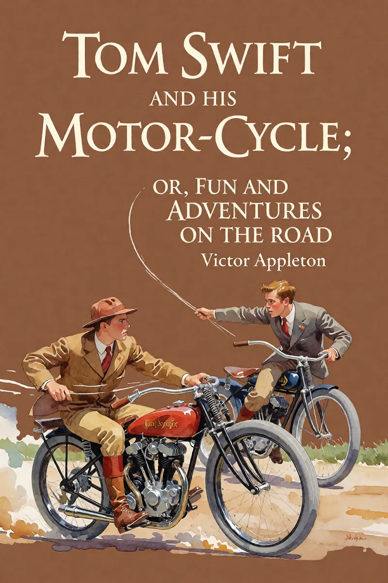 Cover of Tom Swift and His Motor-Cycle; Or, Fun and Adventures on the Road by Victor Appleton