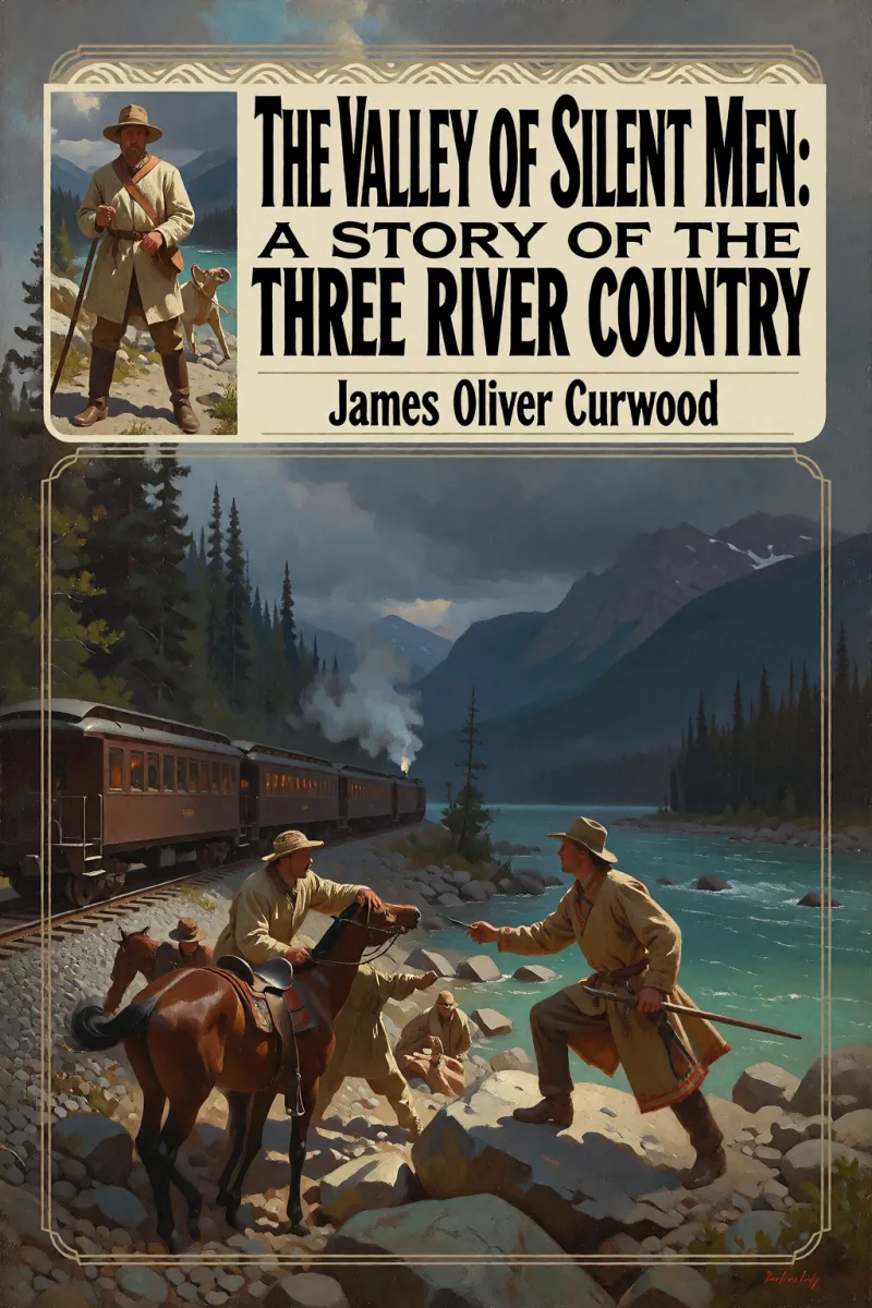Cover of The Valley of Silent Men: A Story of the Three River Country by James Oliver Curwood