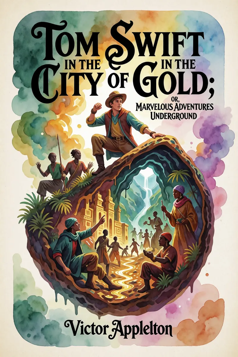 Cover of Tom Swift in the City of Gold; Or, Marvelous Adventures Underground by Victor Appleton