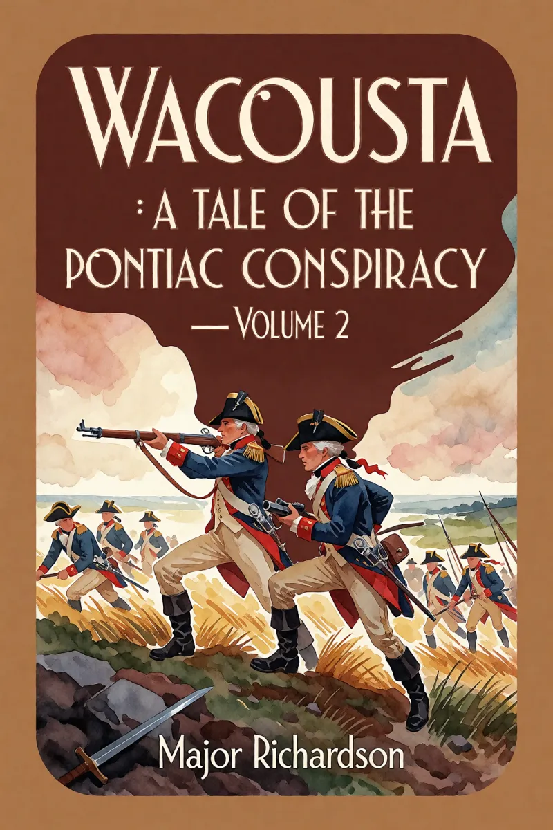 Cover of Wacousta : a tale of the Pontiac conspiracy — Volume 2 by Major Richardson