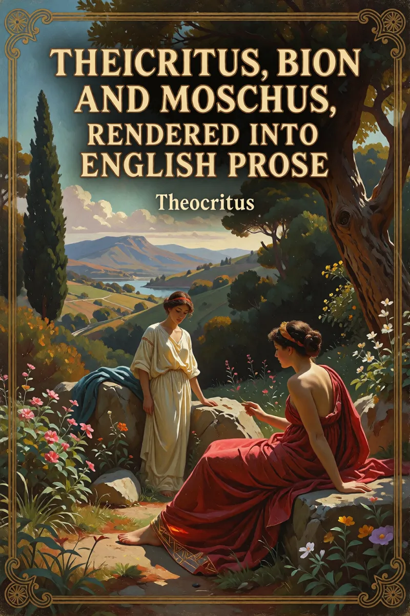 Cover of Theocritus, Bion and Moschus, Rendered into English Prose by Theocritus