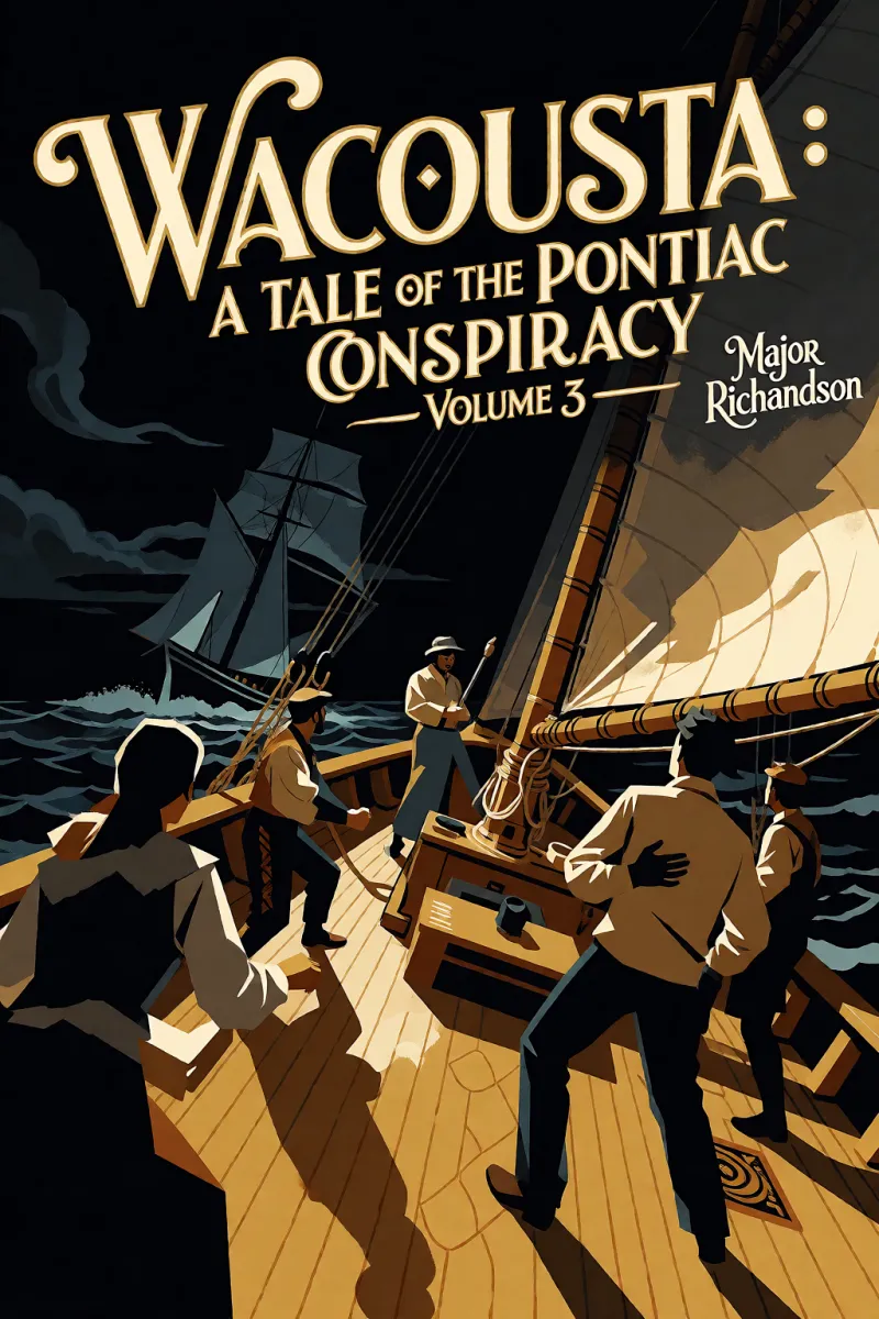 Cover of Wacousta : a tale of the Pontiac conspiracy — Volume 3 by Major Richardson
