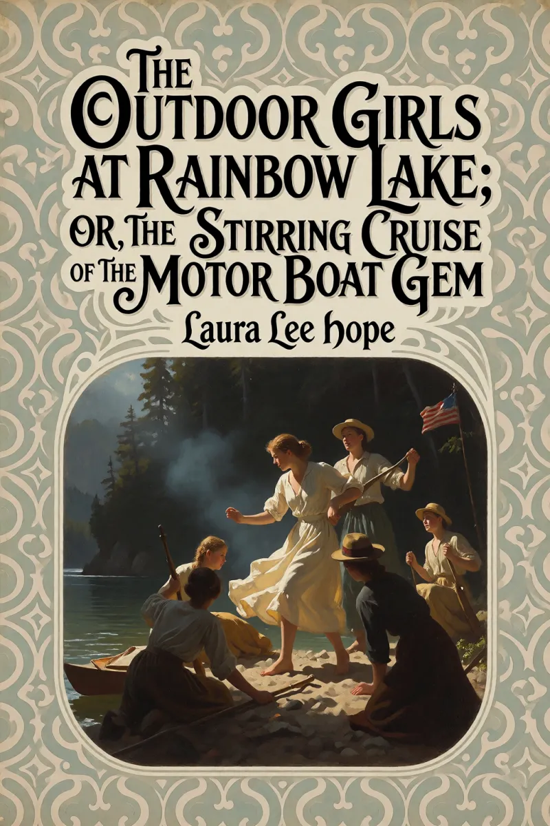 Cover of The Outdoor Girls at Rainbow Lake; Or, The Stirring Cruise of the Motor Boat Gem by Laura Lee Hope