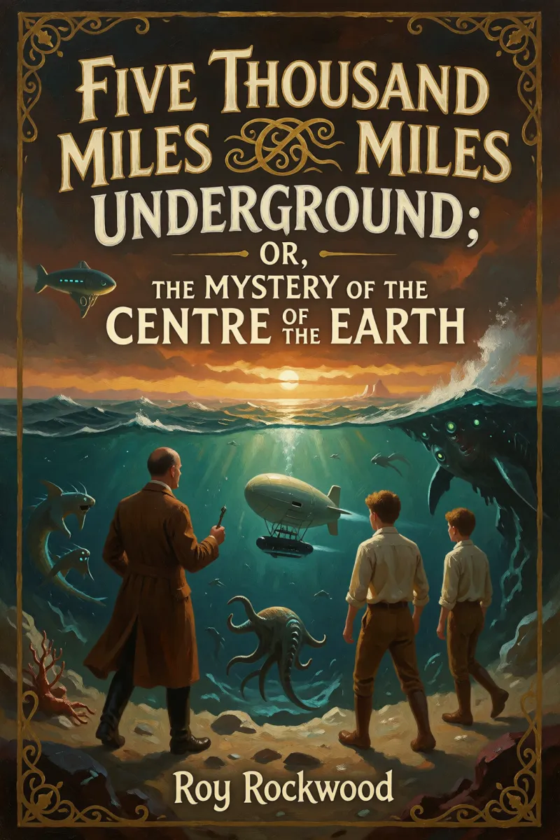 Cover of Five Thousand Miles Underground; Or, the Mystery of the Centre of the Earth by Roy Rockwood