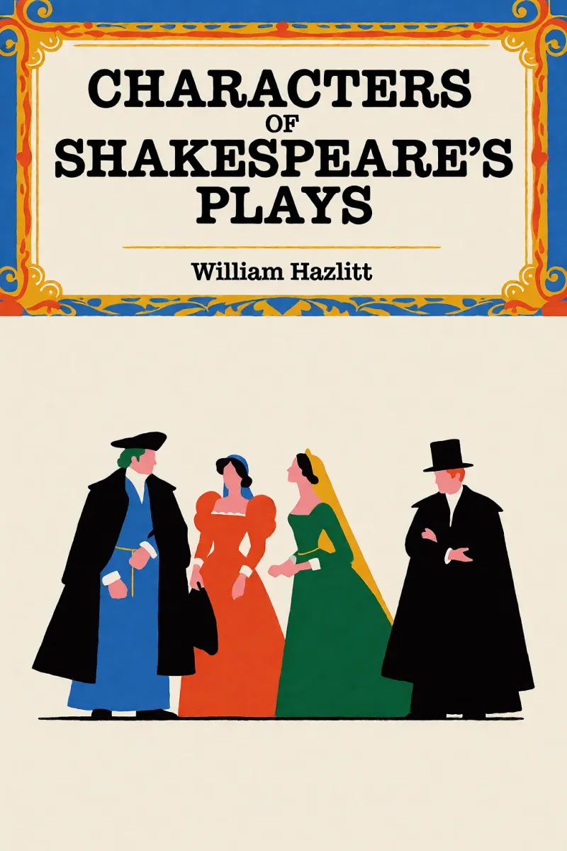 Cover of Characters of Shakespeare's Plays by William Hazlitt
