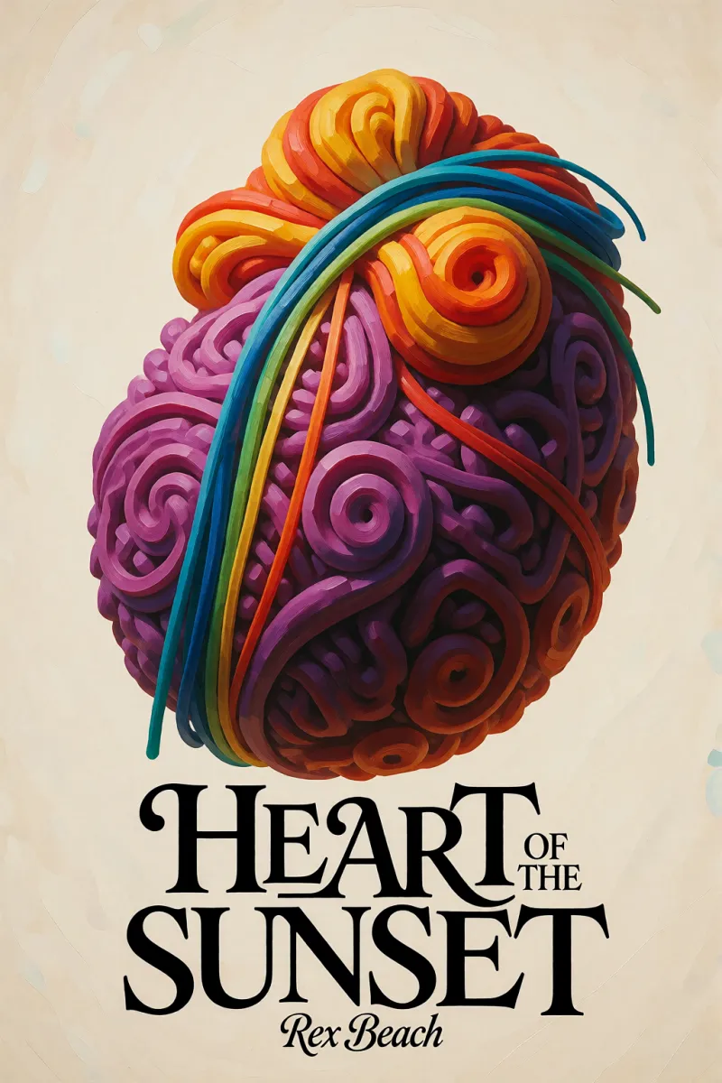 Cover of Heart of the Sunset by Rex Beach