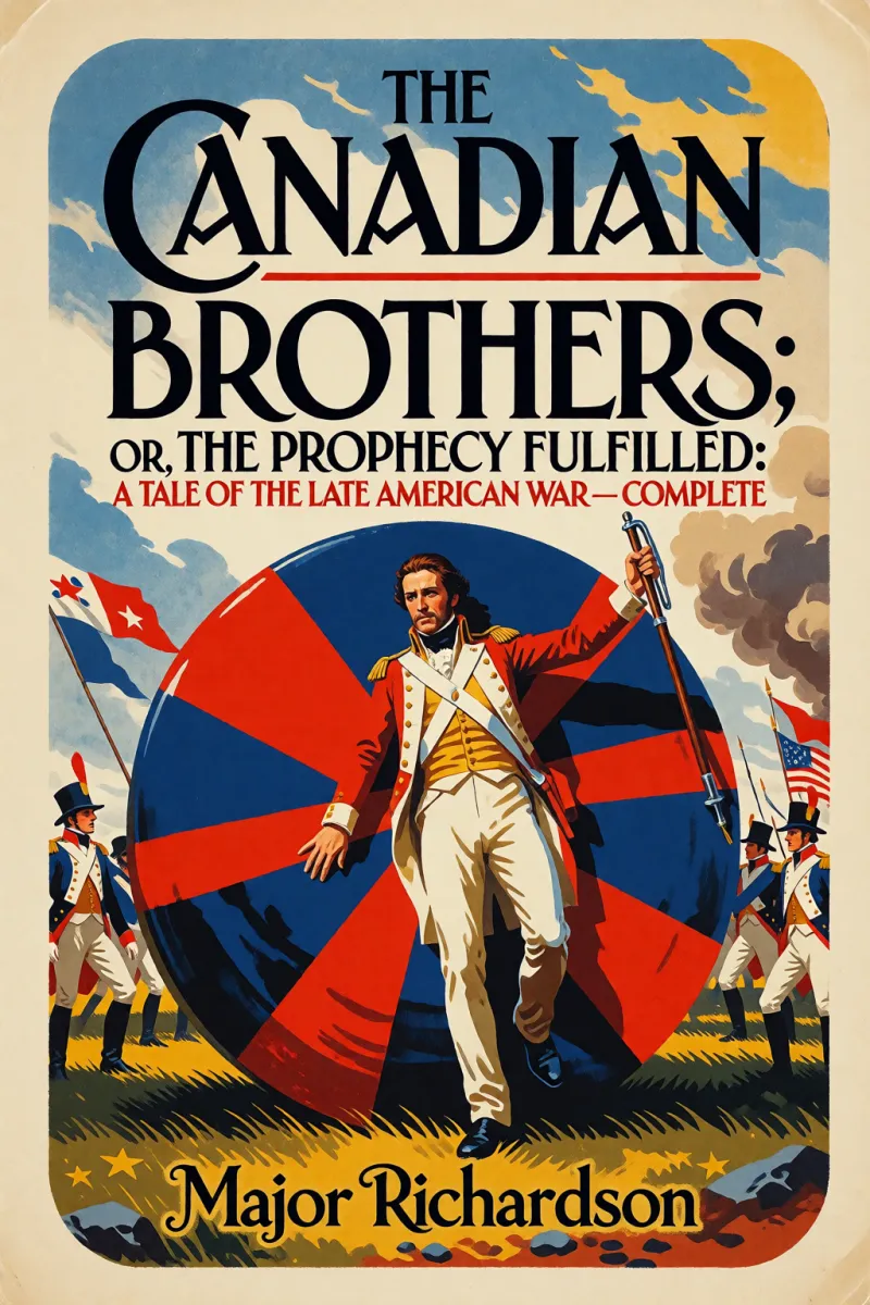 Cover of The Canadian Brothers; Or, The Prophecy Fulfilled: A Tale of the Late American War — Complete by Major Richardson