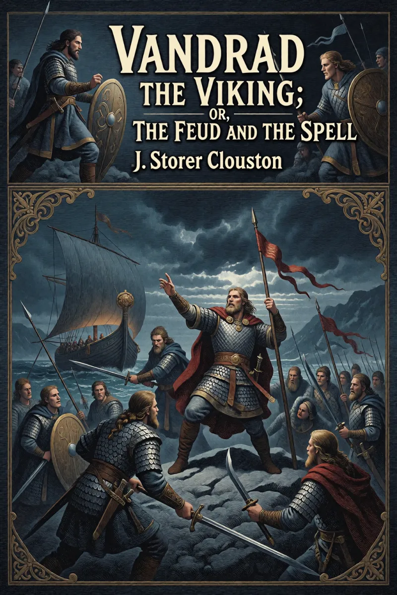 Cover of Vandrad the Viking; Or, The Feud and the Spell by J. Storer Clouston