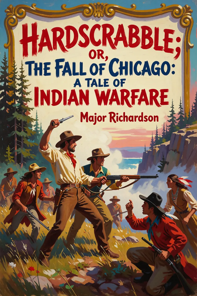Cover of Hardscrabble; or, the fall of Chicago: a tale of Indian warfare by Major Richardson