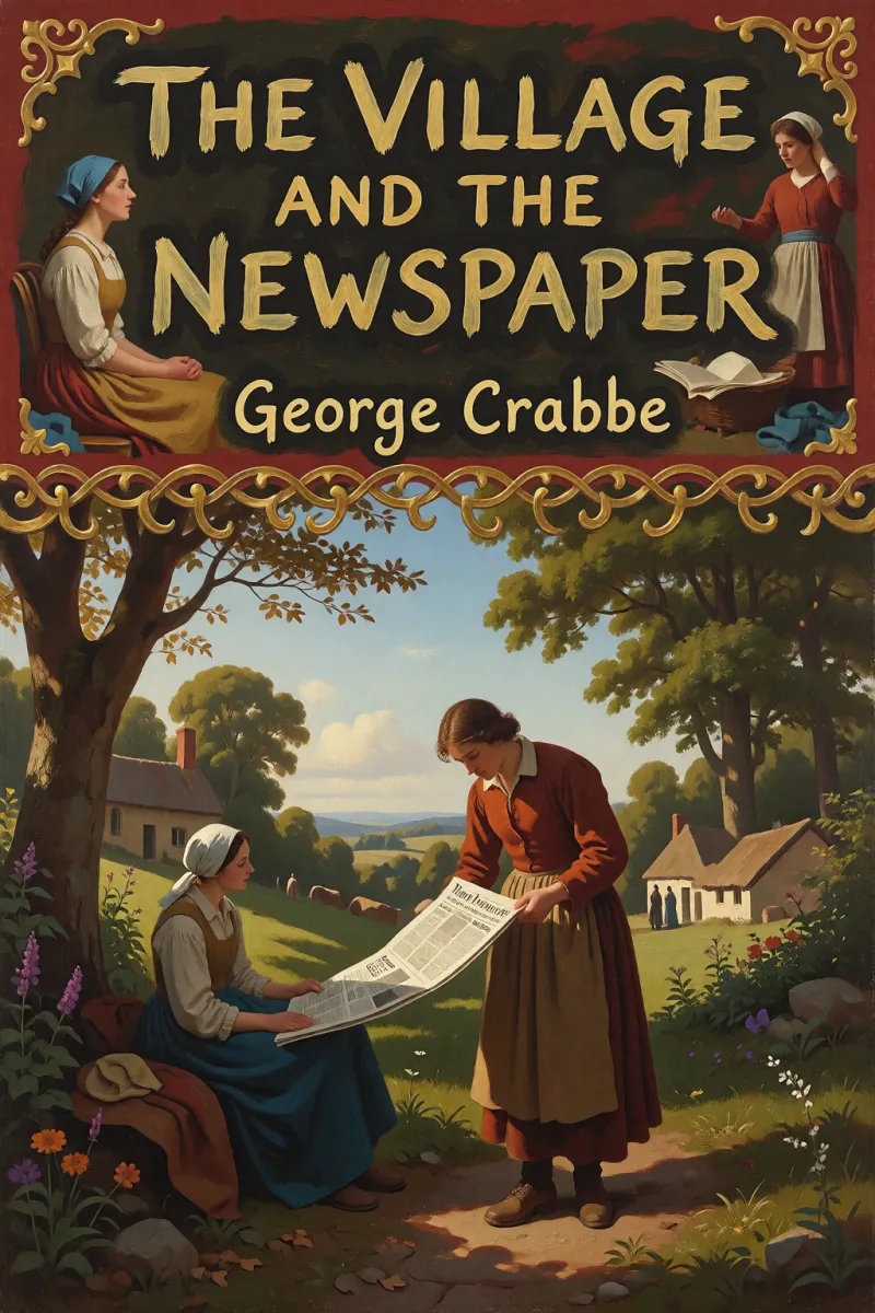 Cover of The Village and The Newspaper by George Crabbe