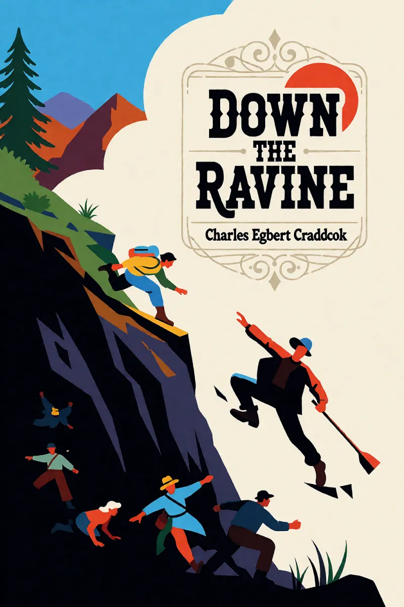 Cover of Down the Ravine by Charles Egbert Craddock