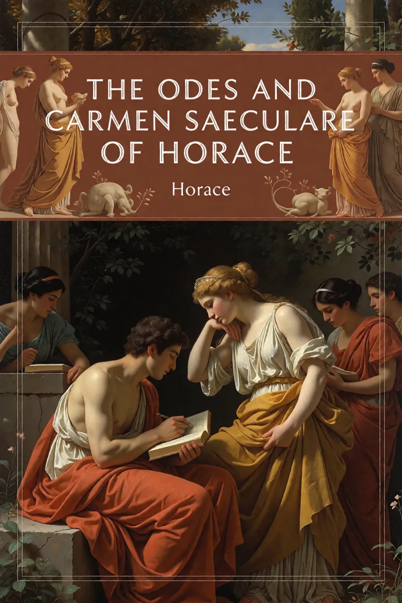 Cover of The Odes and Carmen Saeculare of Horace by Horace