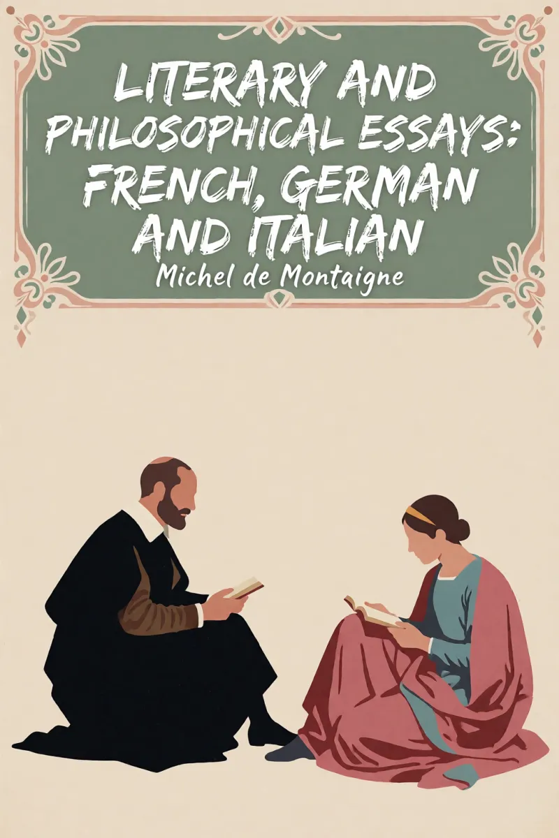 Cover of Literary and Philosophical Essays: French, German and Italian by Michel de Montaigne