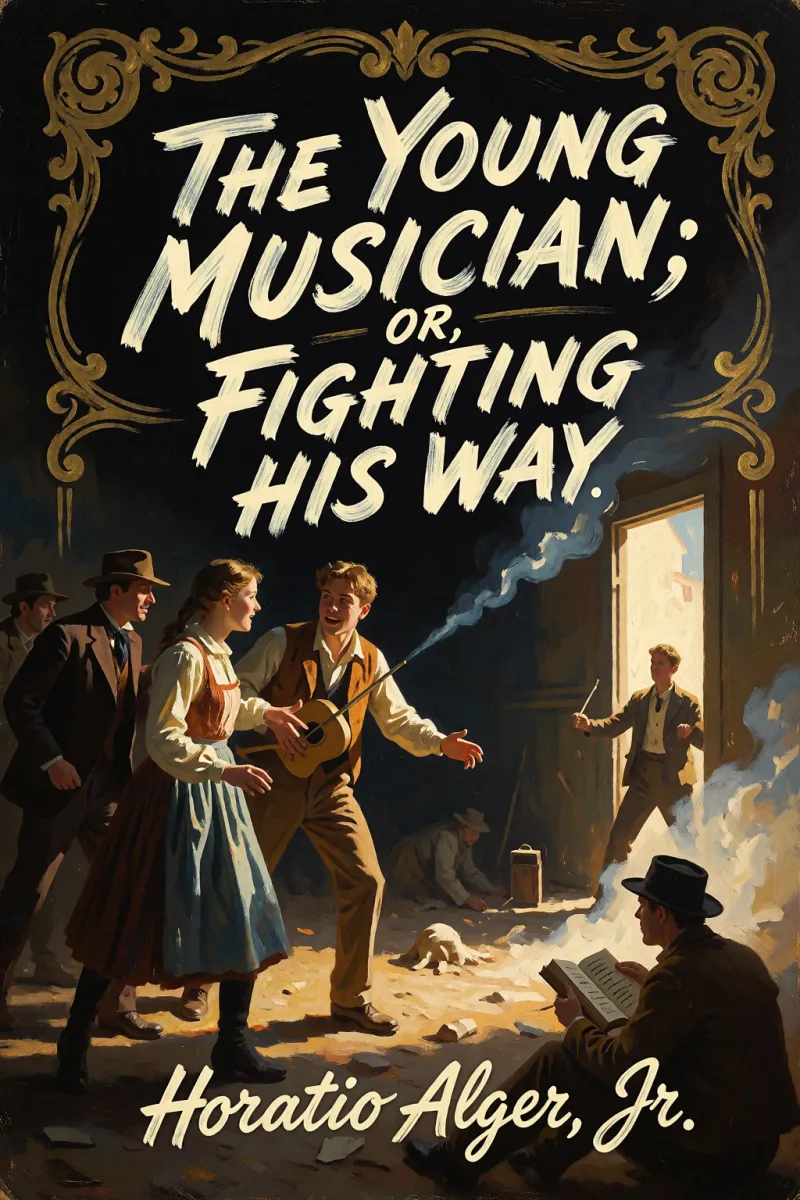 Cover of The Young Musician; Or, Fighting His Way by Horatio Alger, Jr.