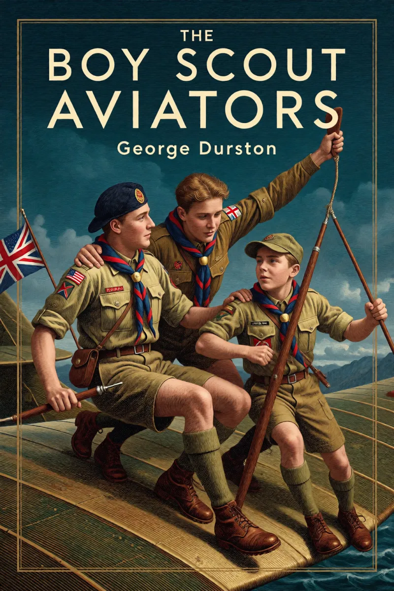 Cover of The Boy Scout Aviators by George Durston