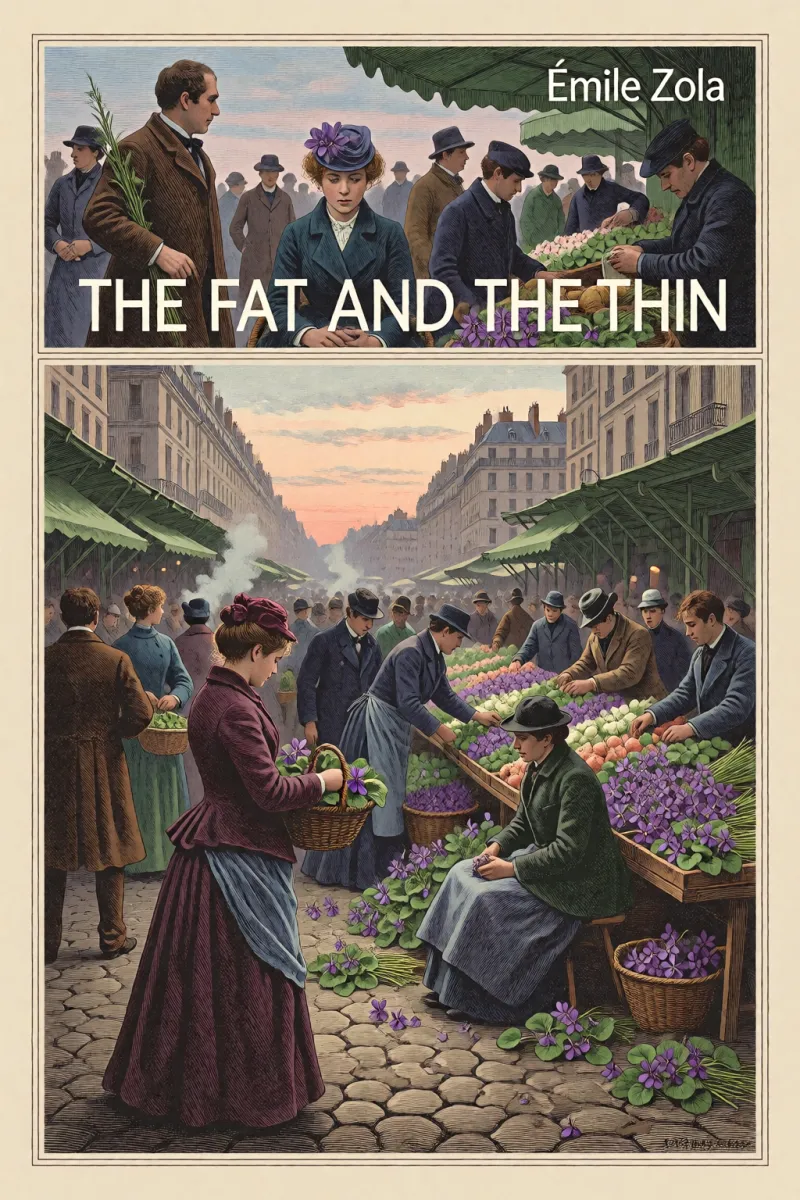 Cover of The Fat and the Thin by Émile Zola