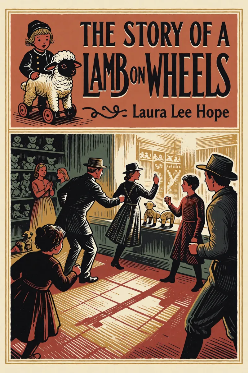 Cover of The Story of a Lamb on Wheels by Laura Lee Hope