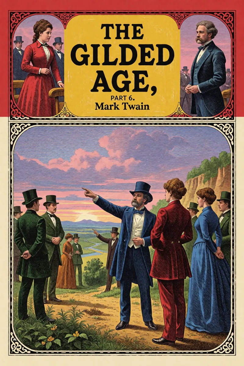 Cover of The Gilded Age, Part 6. by Mark Twain