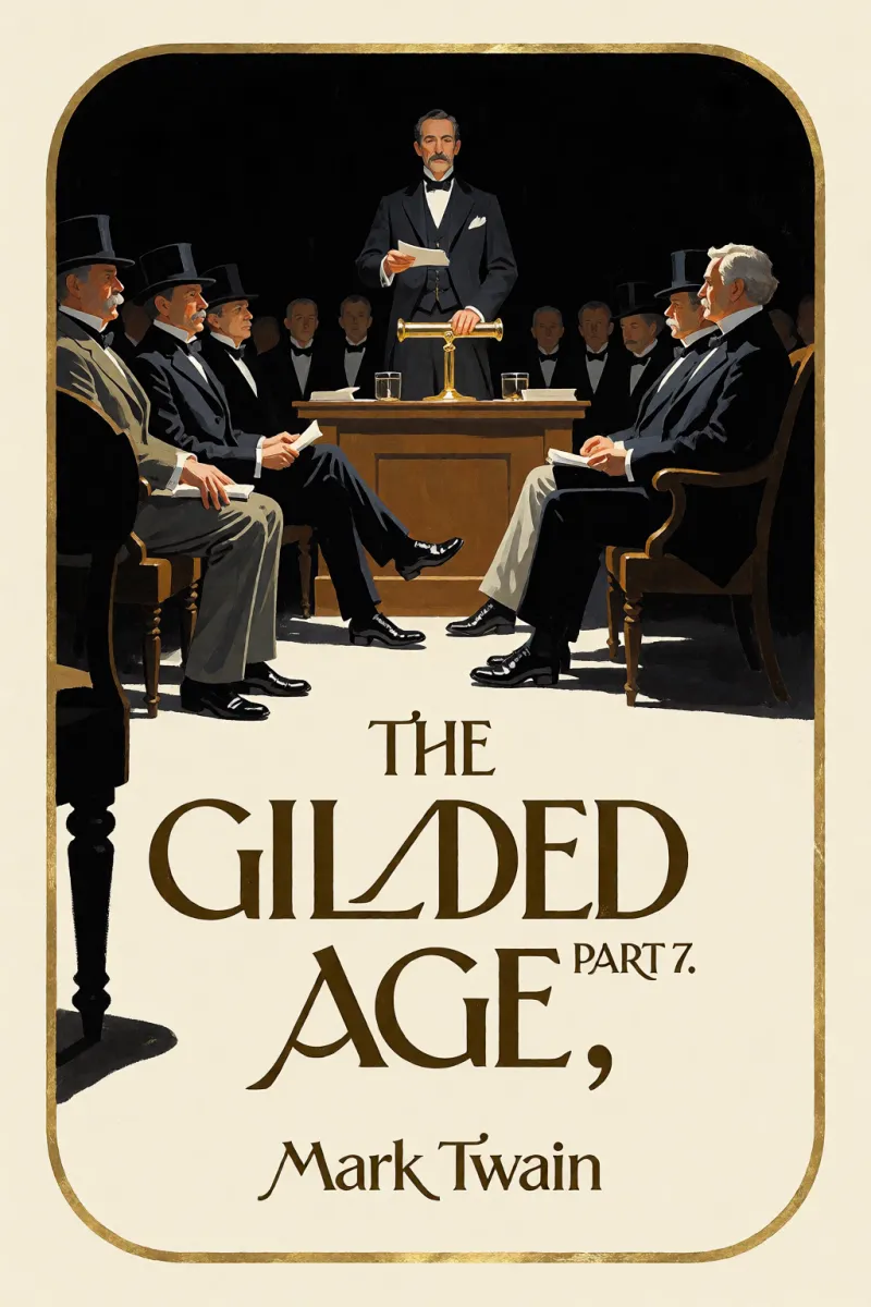 Cover of The Gilded Age, Part 7. by Mark Twain