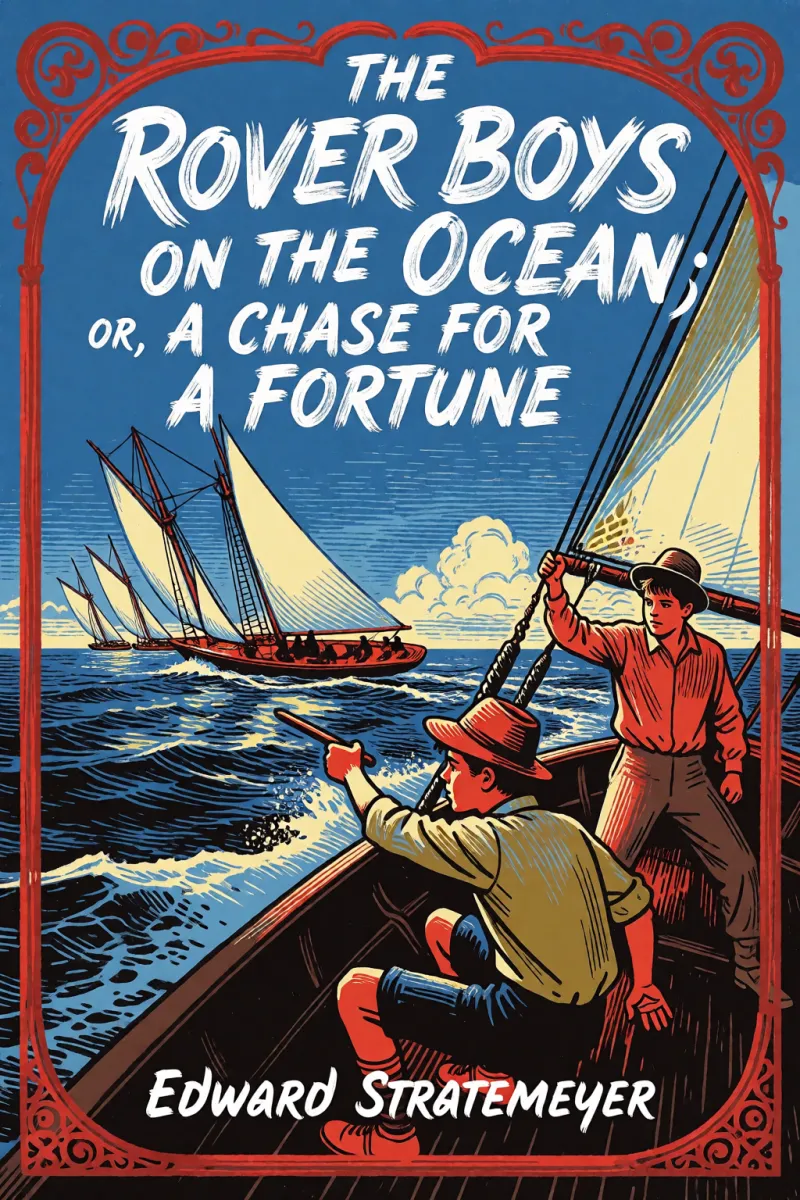 Cover of The Rover Boys on the Ocean; Or, A chase for a fortune by Edward Stratemeyer