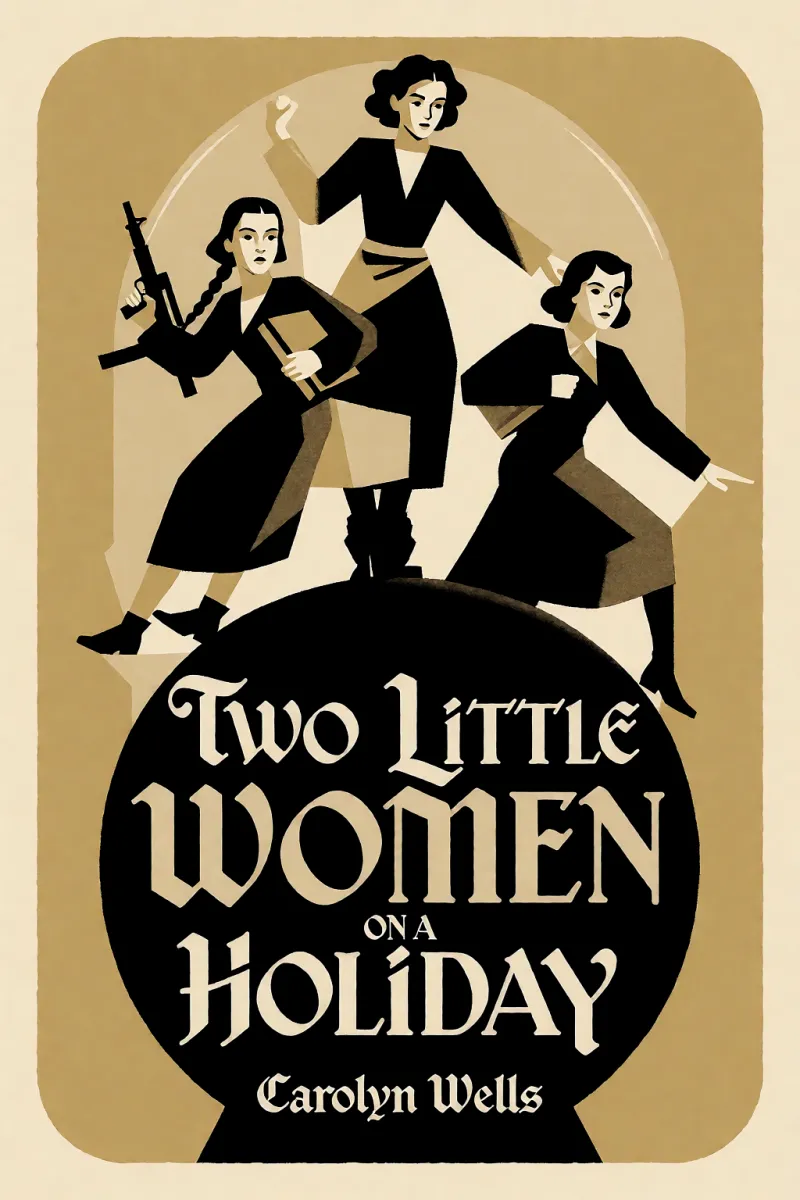 Cover of Two Little Women on a Holiday by Carolyn Wells