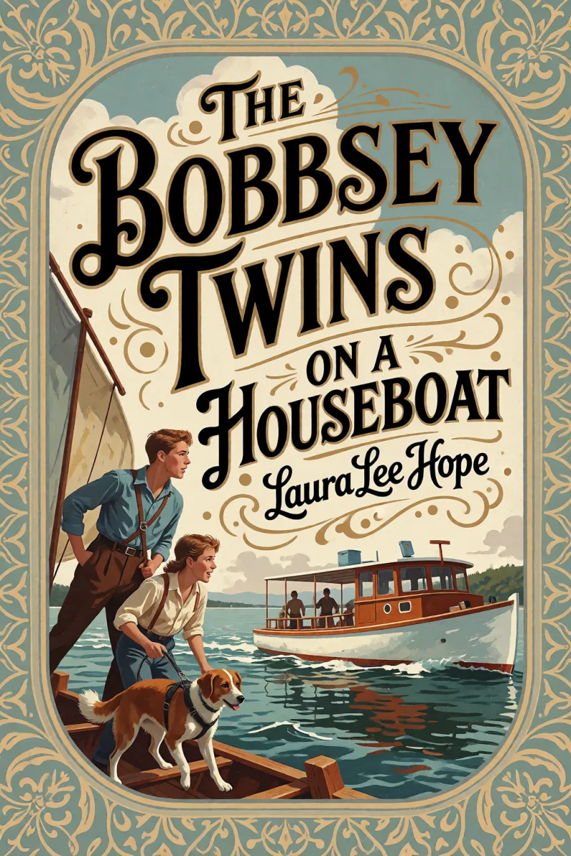 Cover of The Bobbsey Twins on a Houseboat by Laura Lee Hope