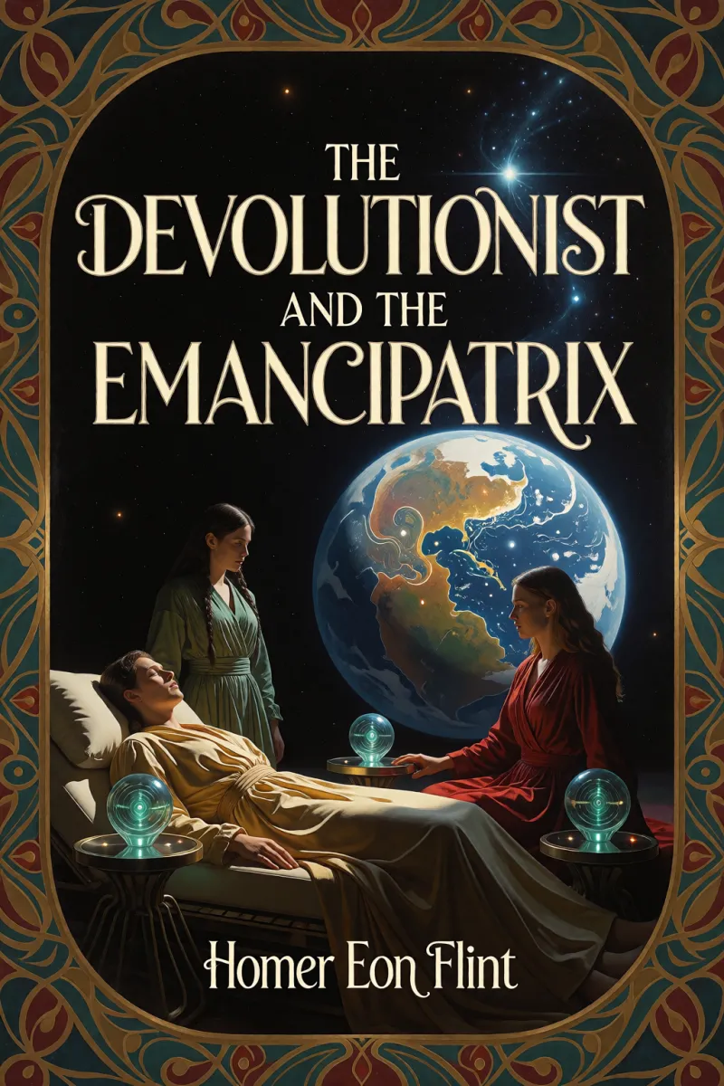 Cover of The Devolutionist and the Emancipatrix by Homer Eon Flint
