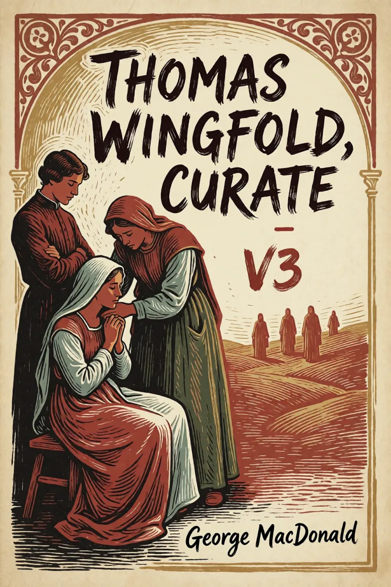 Cover of Thomas Wingfold, Curate V3 by George MacDonald