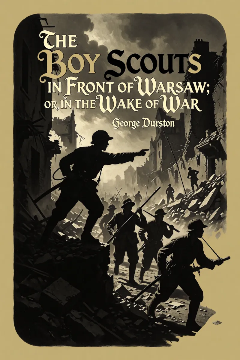 Cover of The Boy Scouts in Front of Warsaw; Or, In the Wake of War by George Durston