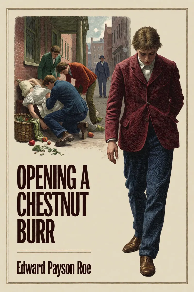 Cover of Opening a Chestnut Burr by Edward Payson Roe