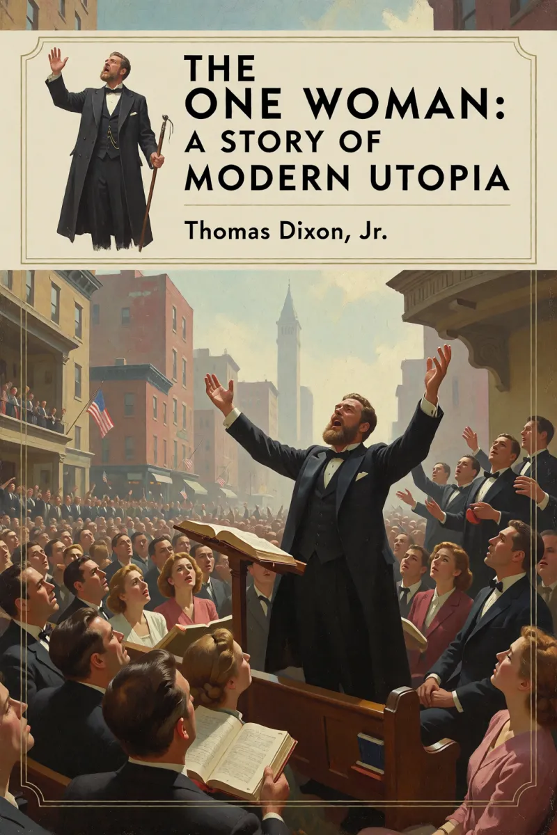 Cover of The One Woman: A Story of Modern Utopia by Thomas Dixon, Jr.