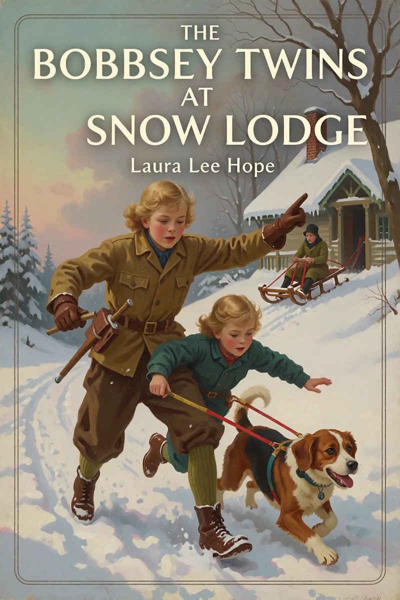 Cover of The Bobbsey Twins at Snow Lodge by Laura Lee Hope