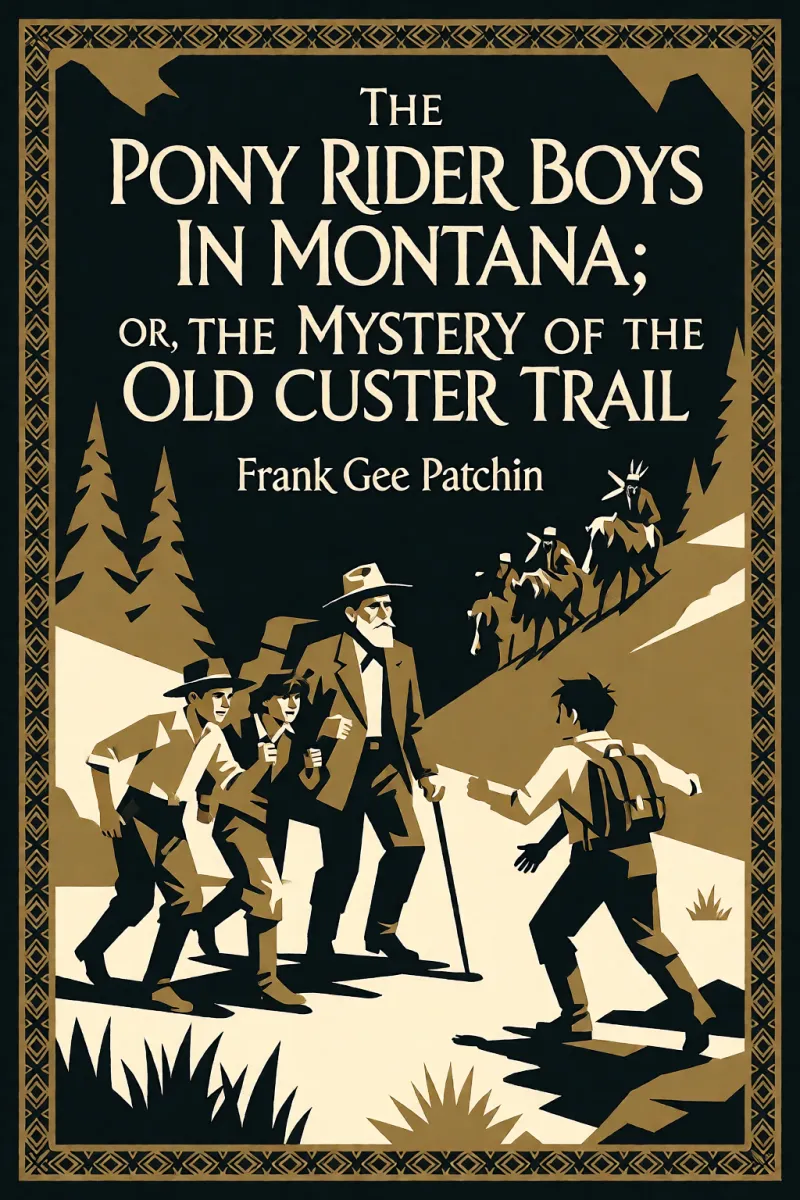Cover of The Pony Rider Boys in Montana; Or, The Mystery of the Old Custer Trail by Frank Gee Patchin