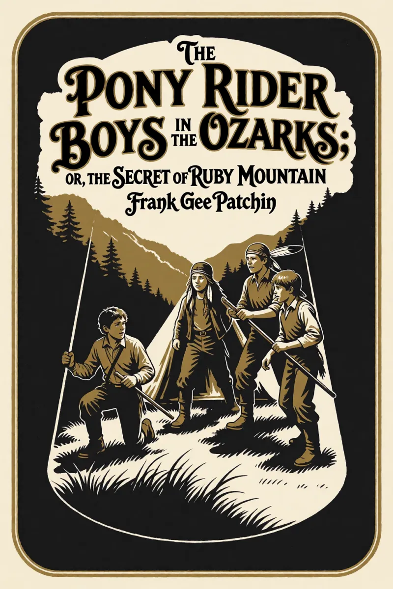 Cover of The Pony Rider Boys in the Ozarks; Or, The Secret of Ruby Mountain by Frank Gee Patchin