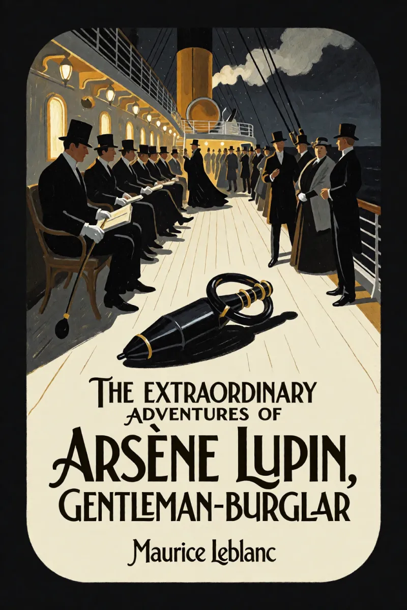 Cover of The Extraordinary Adventures of Arsène Lupin, Gentleman-Burglar by Maurice Leblanc