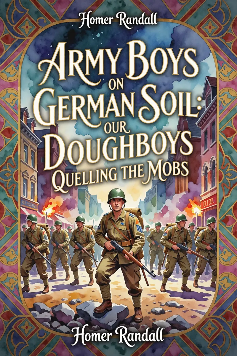 Cover of Army Boys on German Soil: Our Doughboys Quelling the Mobs by Homer Randall