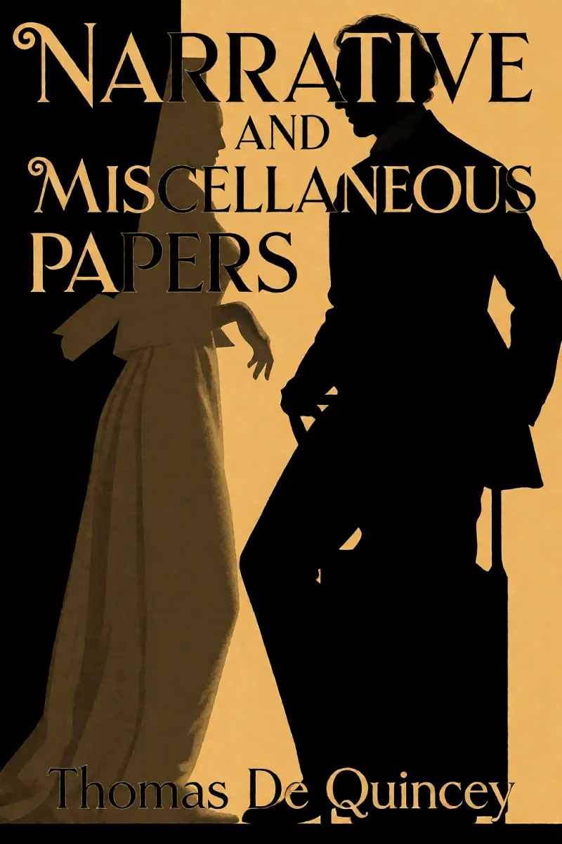 Cover of Narrative and Miscellaneous Papers by Thomas De Quincey