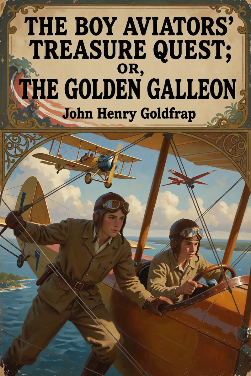 Cover of The Boy Aviators' Treasure Quest; Or, The Golden Galleon by John Henry Goldfrap