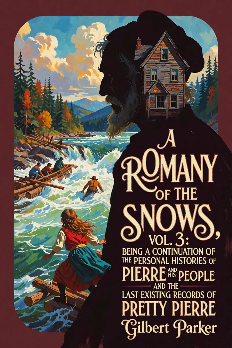 Cover of A Romany of the Snows, vol. 3: Being a Continuation of the Personal Histories of "Pierre and His People" and the Last Existing Records of Pretty Pierre by Gilbert Parker