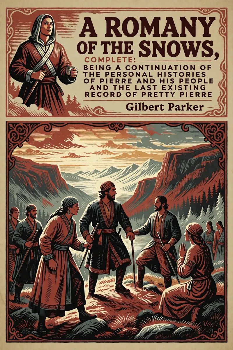 Cover of A Romany of the Snows, Complete: Being a Continuation of the Personal Histories of "Pierre and His People" and the Last Existing Records of Pretty Pierre by Gilbert Parker