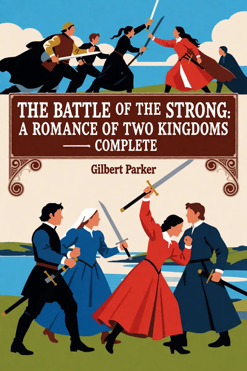 Cover of The Battle of the Strong: A Romance of Two Kingdoms — Complete by Gilbert Parker