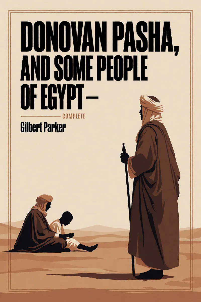 Cover of Donovan Pasha, and Some People of Egypt — Complete by Gilbert Parker