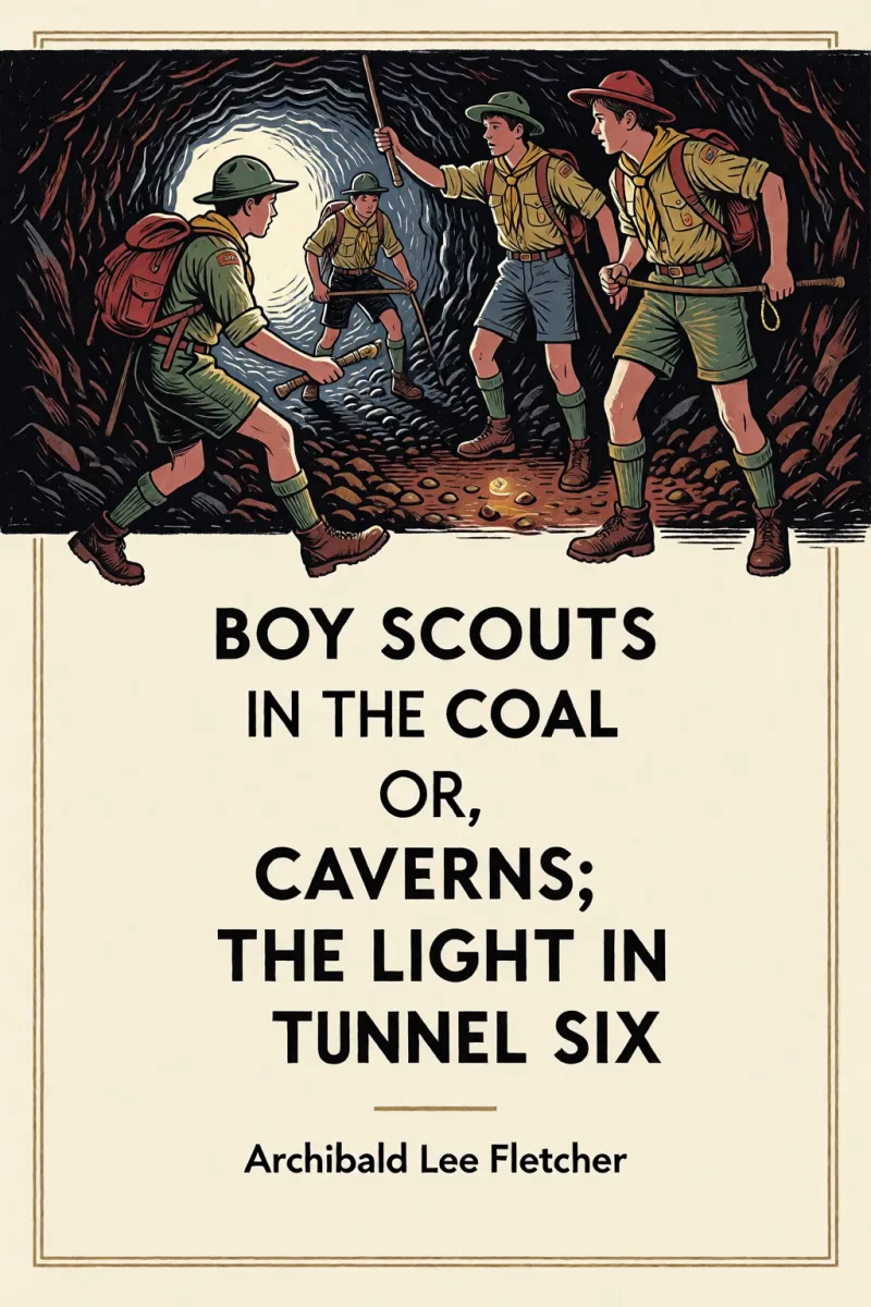 Cover of Boy Scouts in the Coal Caverns; Or, The Light in Tunnel Six by Archibald Lee Fletcher