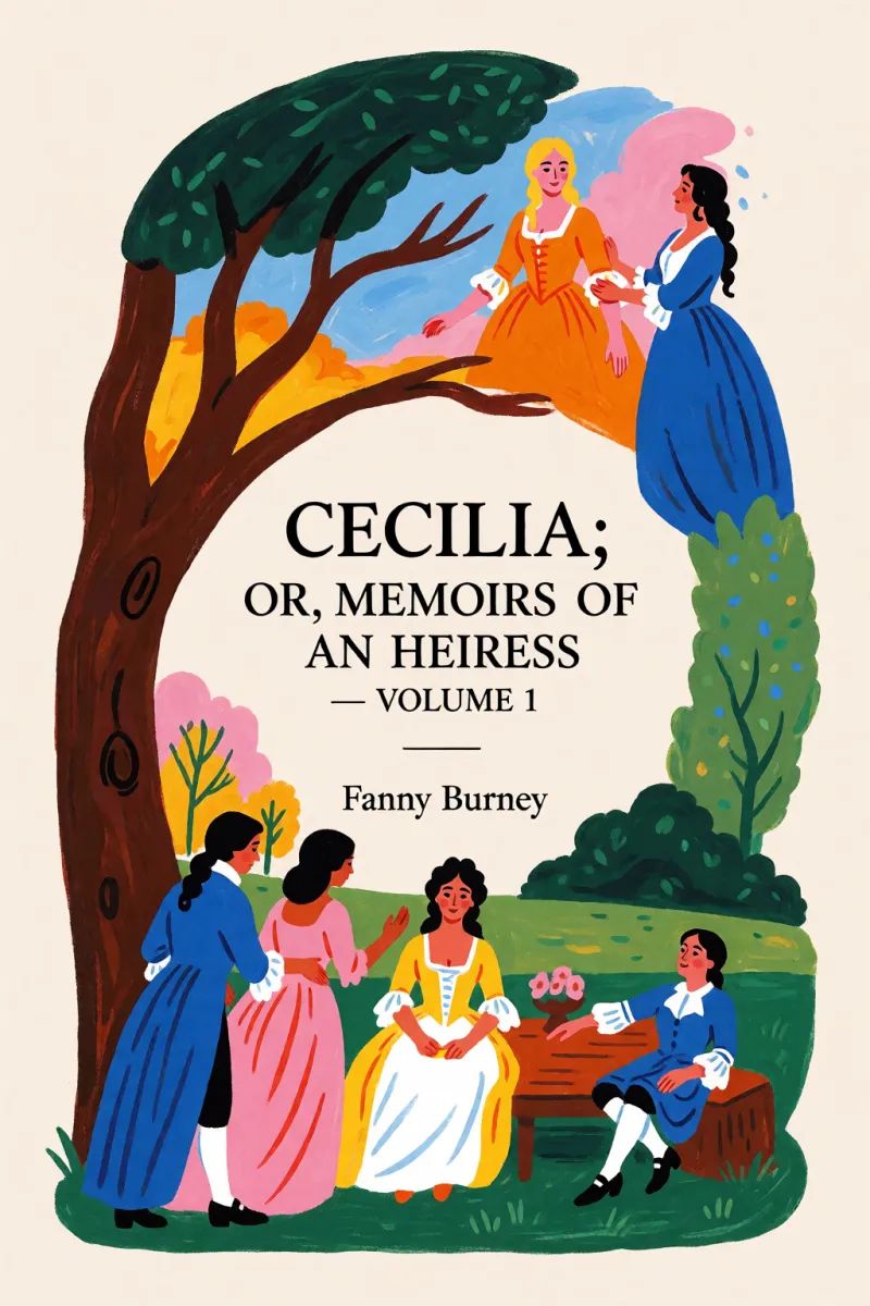 Cover of Cecilia; Or, Memoirs of an Heiress — Volume 1 by Fanny Burney