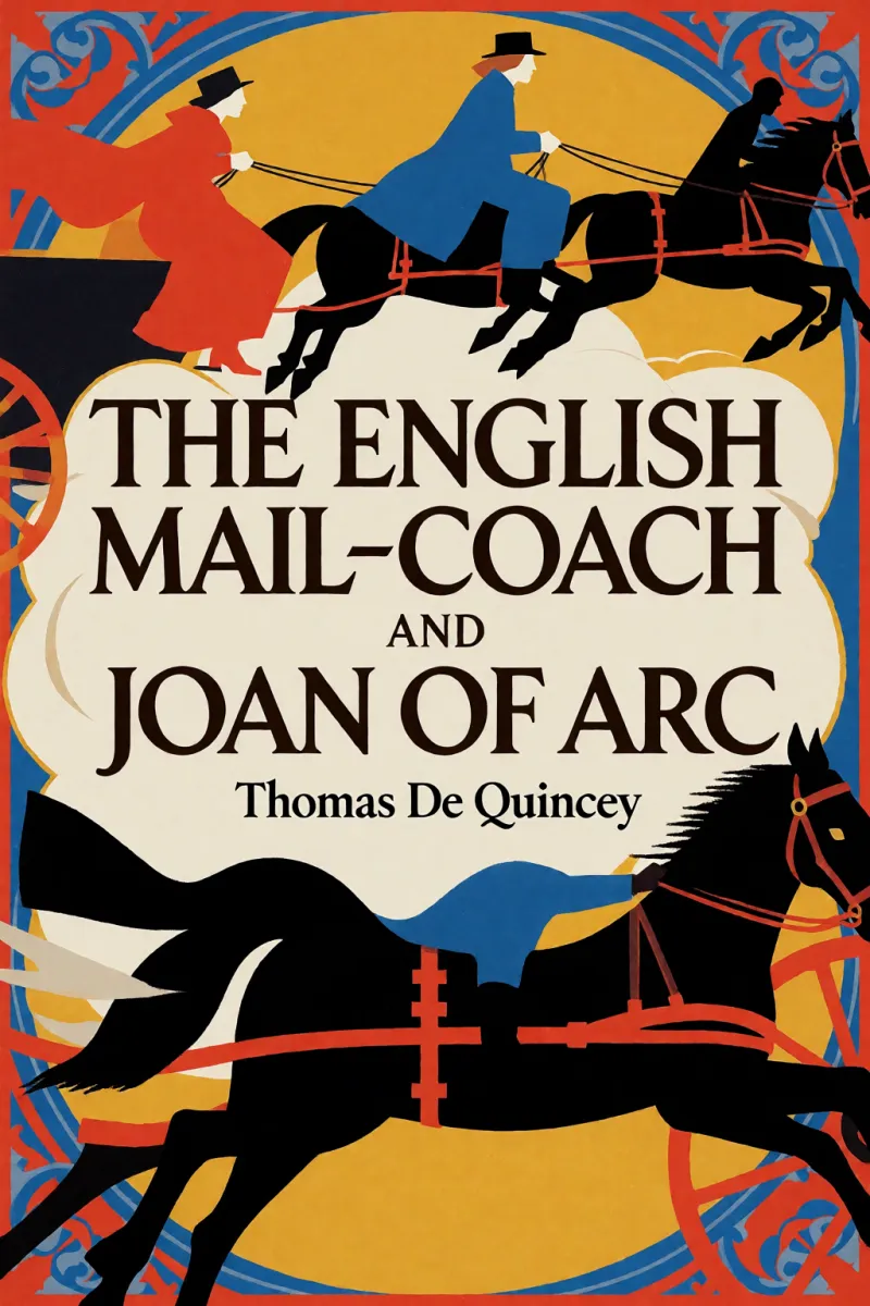 Cover of The English Mail-Coach and Joan of Arc by Thomas De Quincey