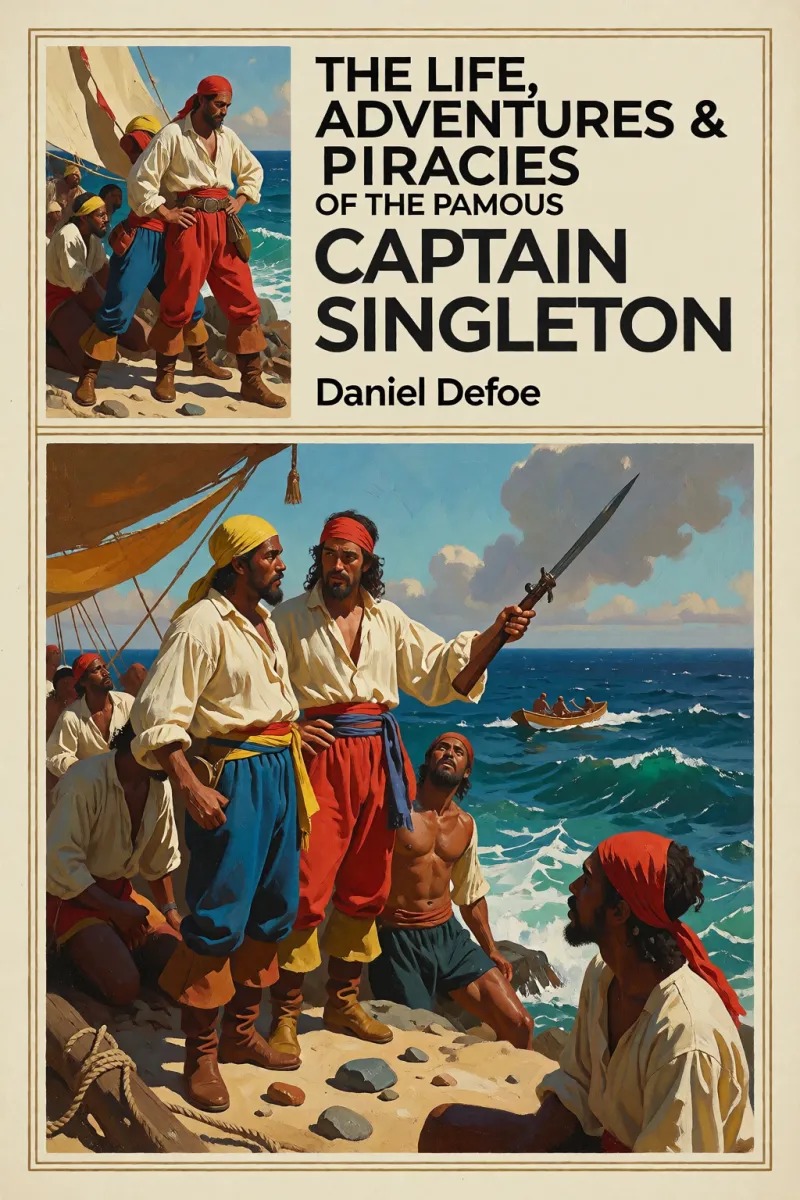 Cover of The Life, Adventures & Piracies of the Famous Captain Singleton by Daniel Defoe