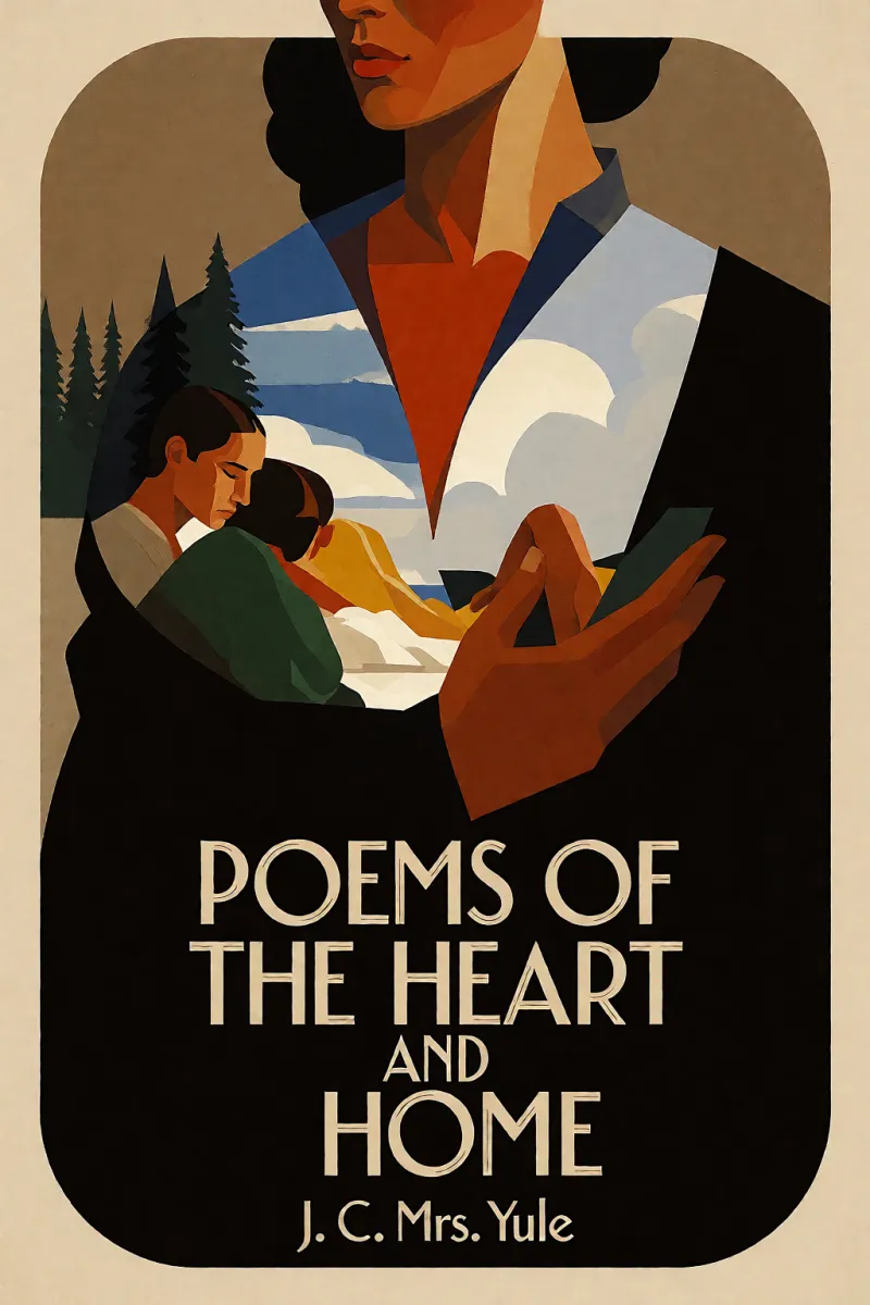 Cover of Poems of the Heart and Home by J. C. Mrs. Yule