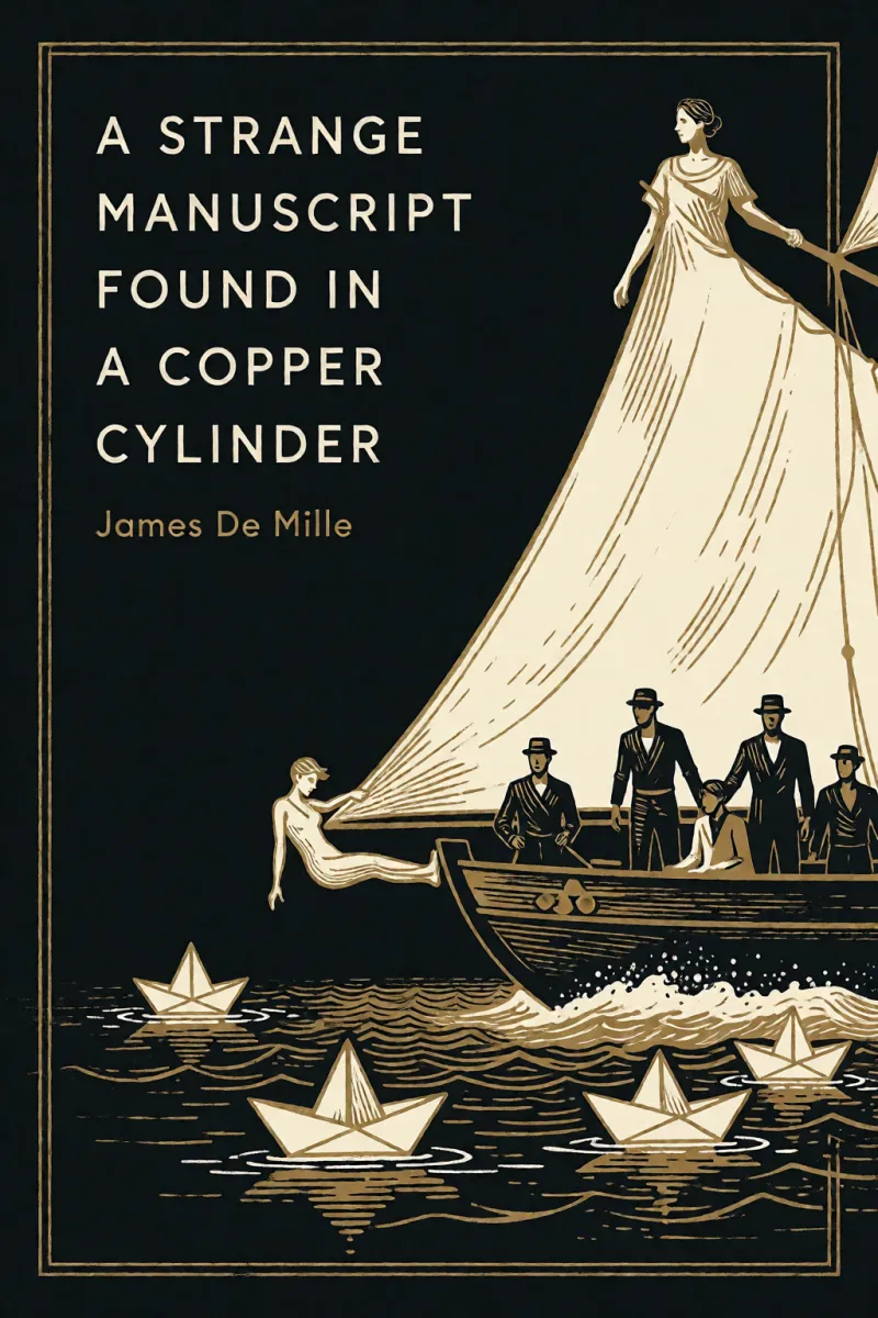 Cover of A Strange Manuscript Found in a Copper Cylinder by James De Mille
