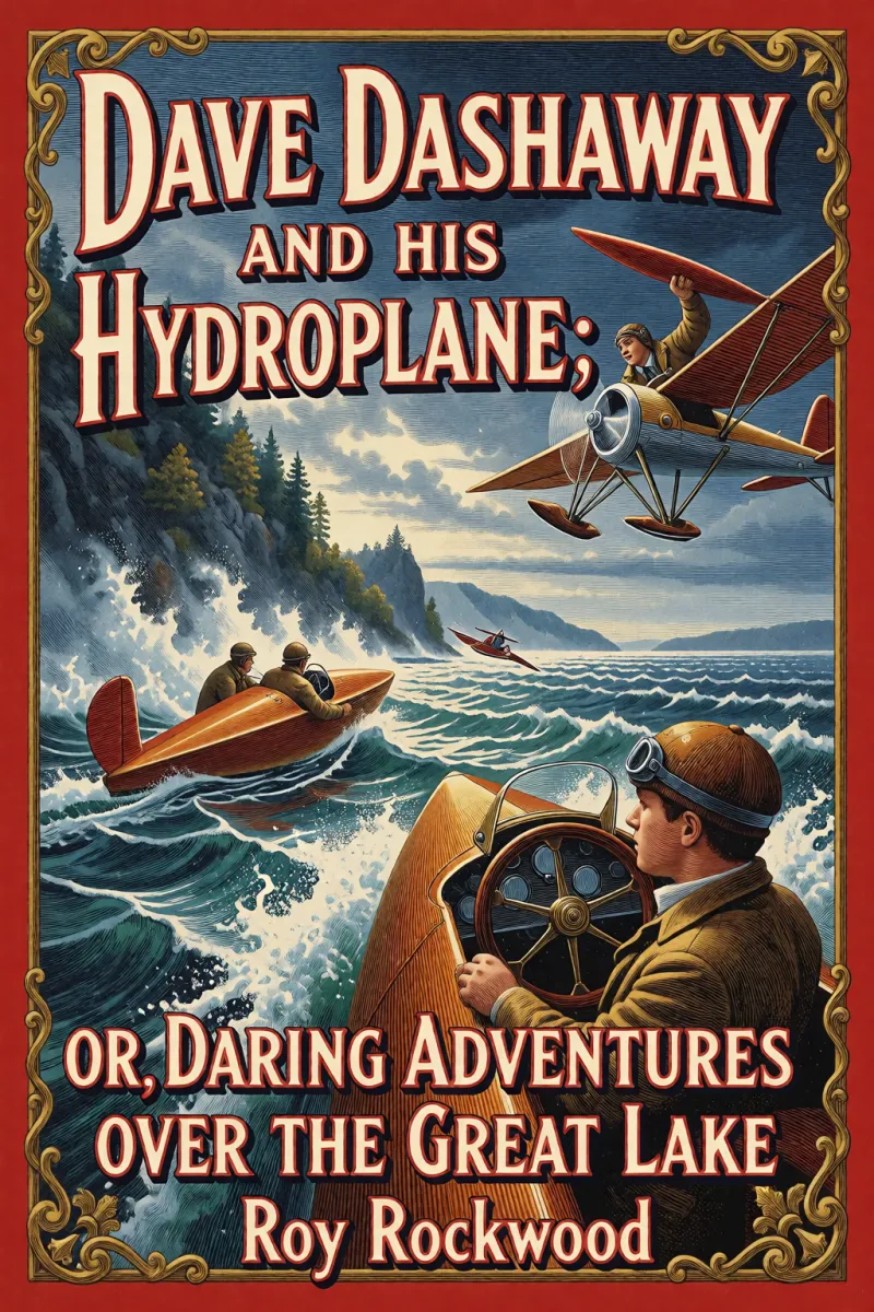 Cover of Dave Dashaway and His Hydroplane; Or, Daring Adventures over the Great Lake by Roy Rockwood