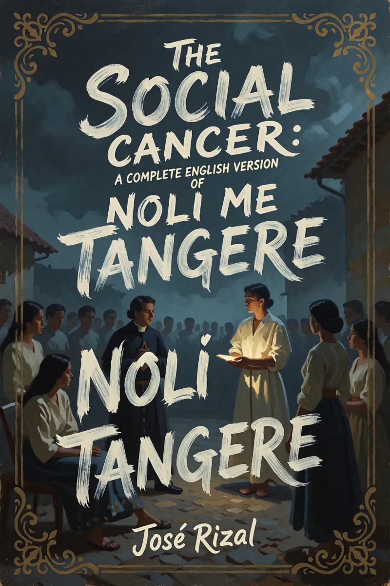 Cover of The Social Cancer: A Complete English Version of Noli Me Tangere by José Rizal